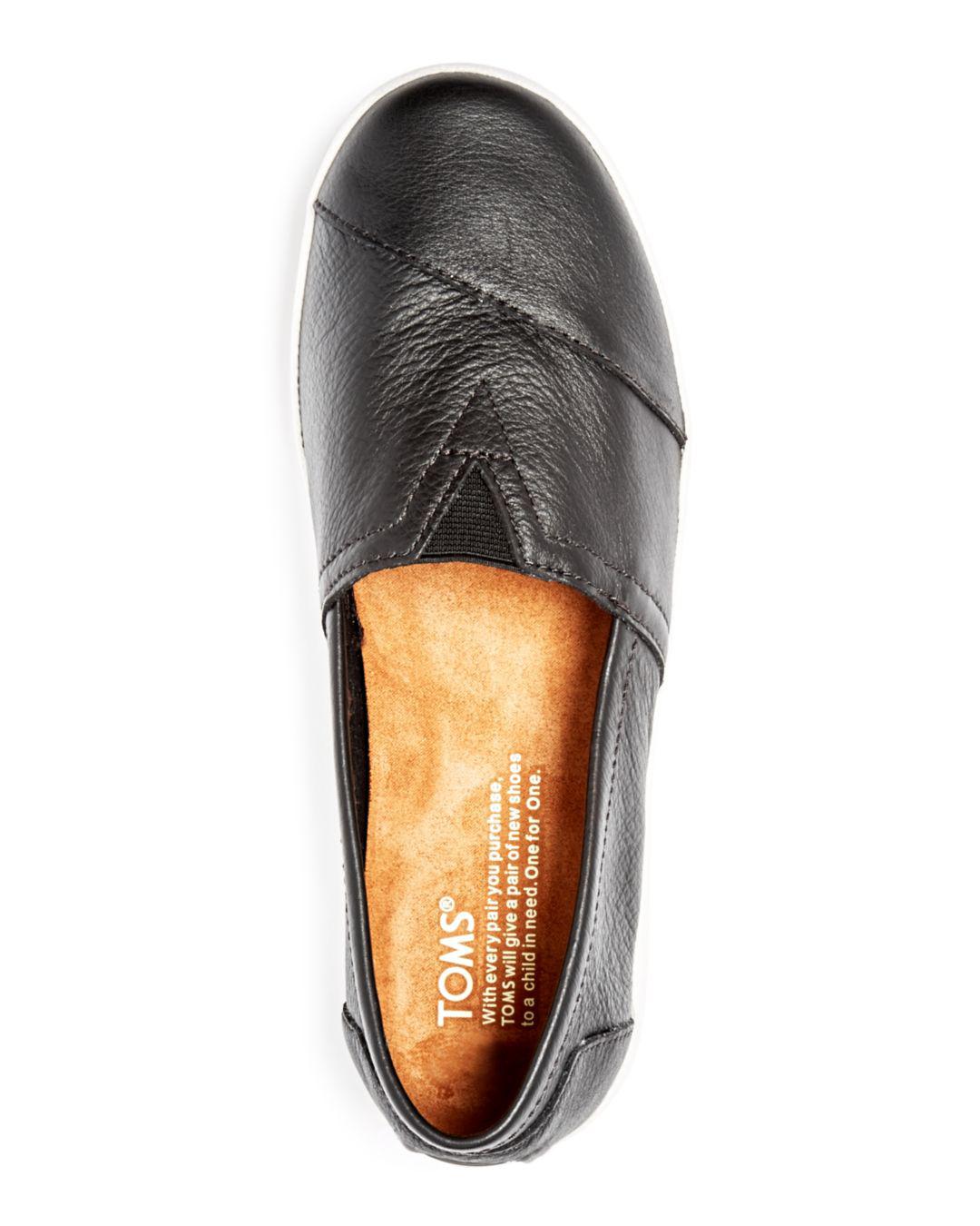 toms black avalon women's