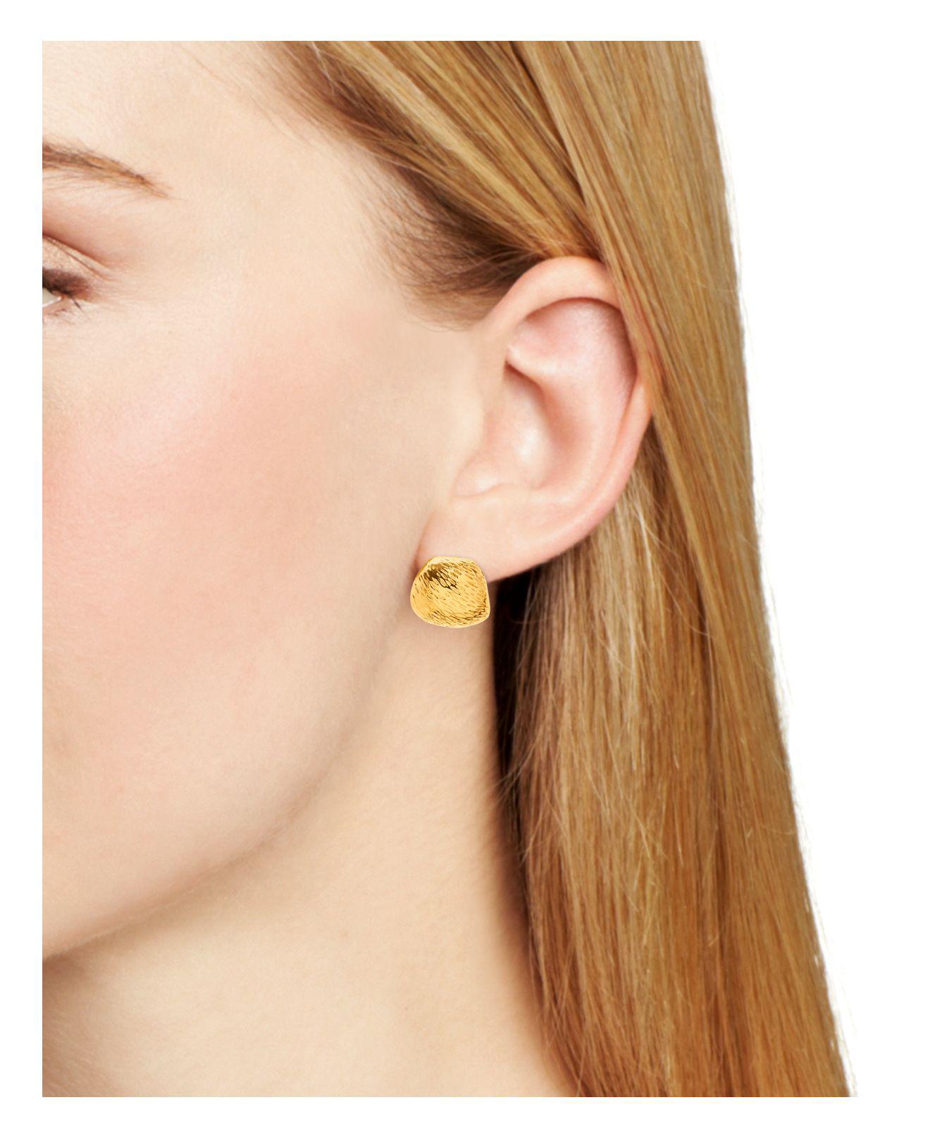 Lyst Gorjana Rae Textured Huggie Hoop Earrings In Metallic Gorjana Metallic Rae Textured Huggie Hoop Earrings Lyst View Fullscreen