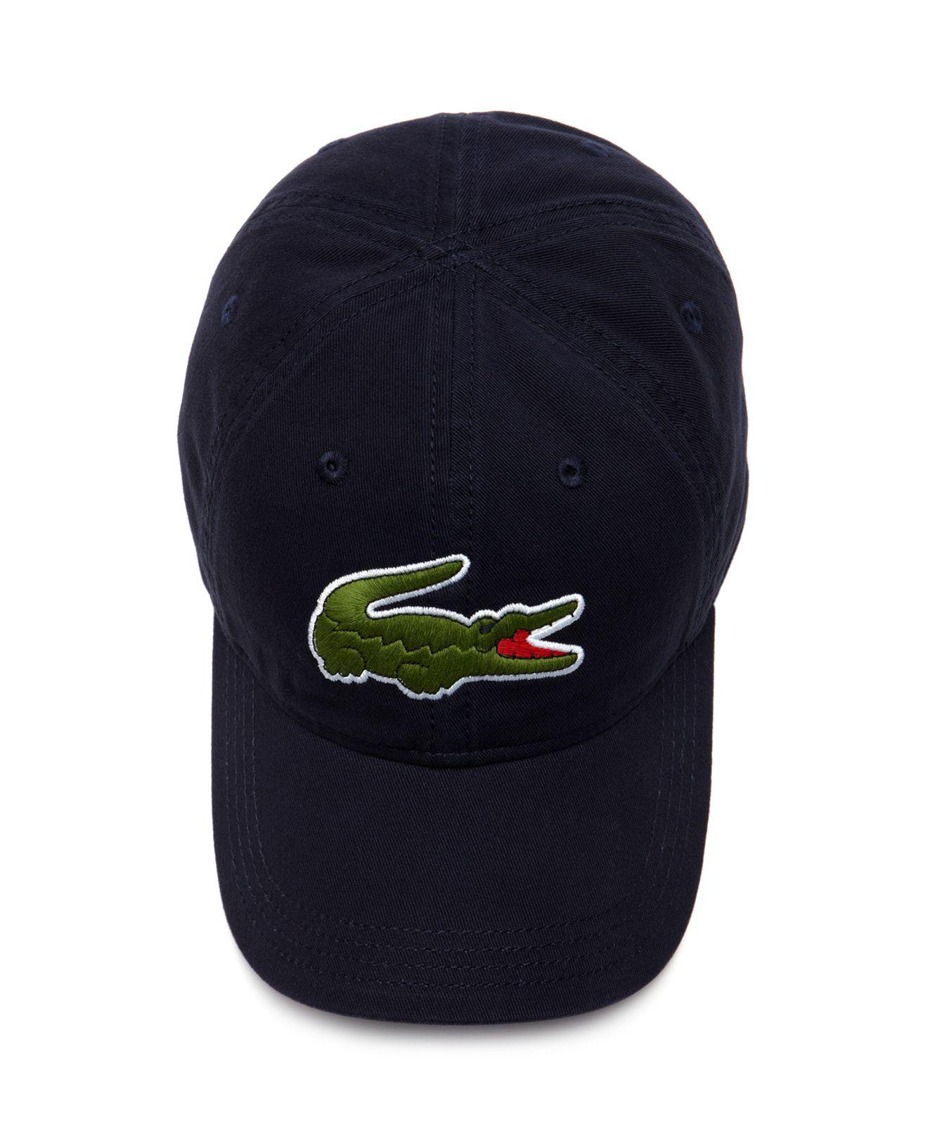 navy lacoste cap