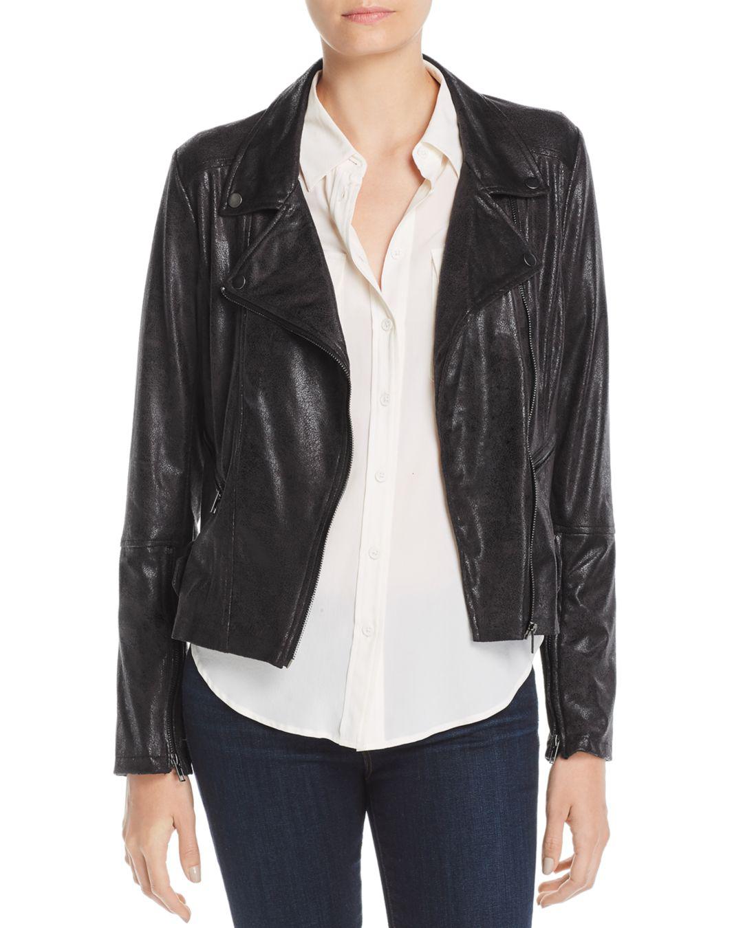 Lyst Lyssé Mission Faux Leather Moto Jacket In Black Lyssé Women S Black Mission Faux Leather Moto Jacket