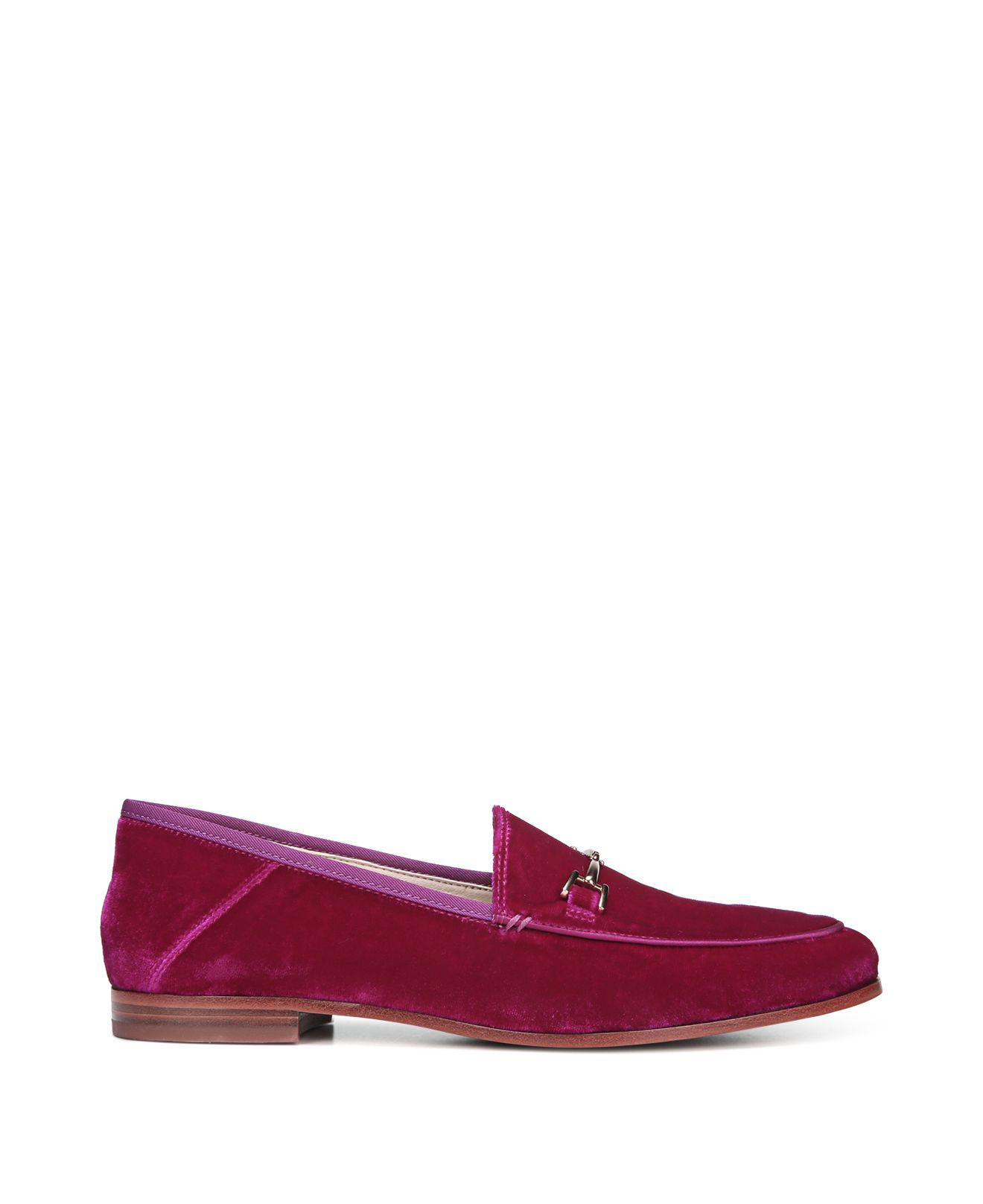 Lyst - Sam Edelman Women's Loraine Velvet Loafers in Pink