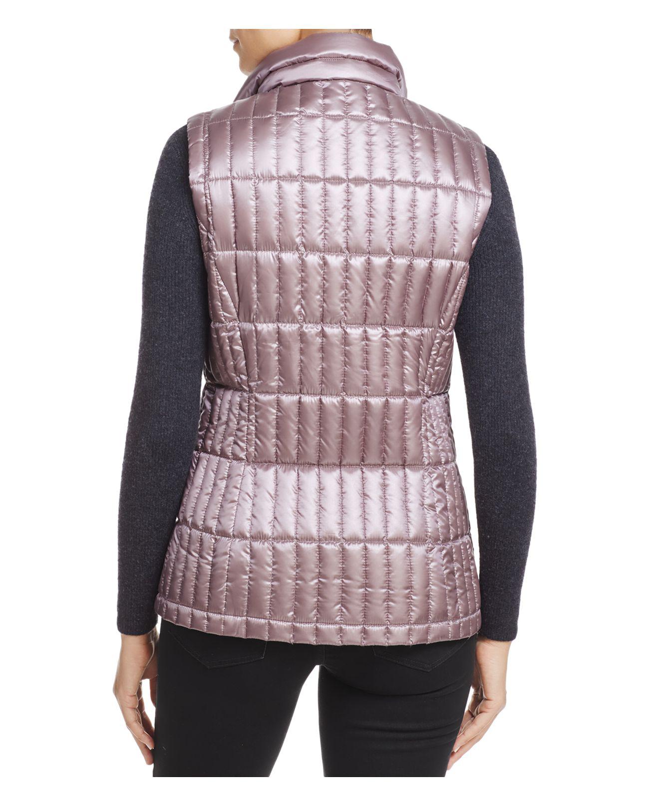 Lyst - Calvin Klein Metallic Down Quilted Vest