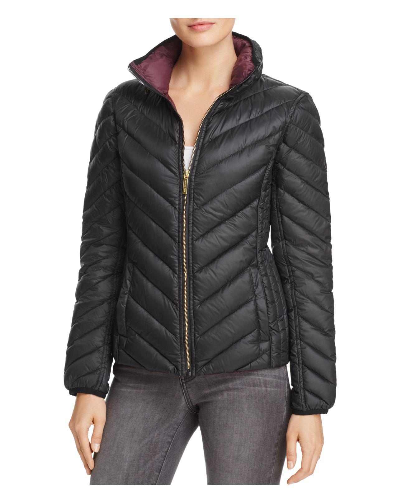 Michael Michael Kors Asymmetrical Quilted nylon Packable Puffer Jacket