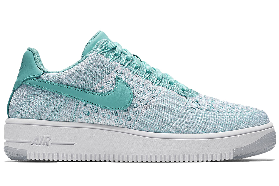 Nike Wmns Air Force 1 Flyknit Low in Green (turquoise) | Lyst