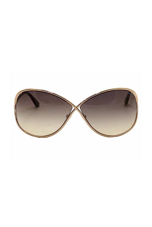 Tom ford Miranda Infinity Sunglasses in Metallic | Lyst