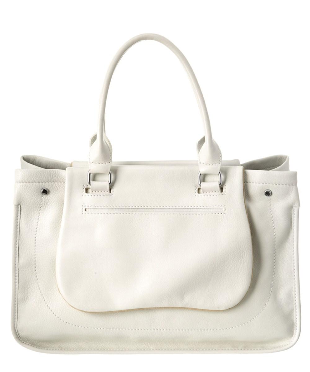 Lyst Longchamp Balzane Leather Shoulder Bag In White Gallery