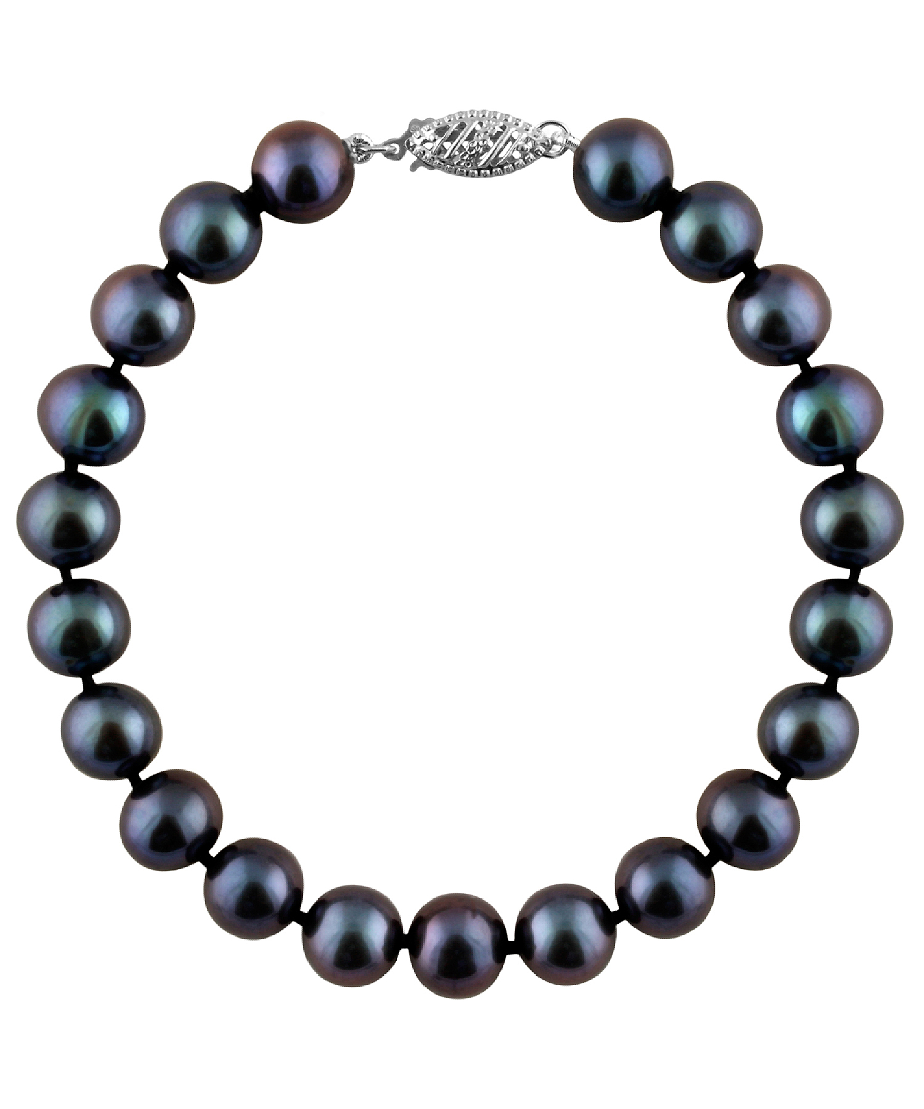 Splendid Black Freshwater Pearl Bracelet In Black Lyst