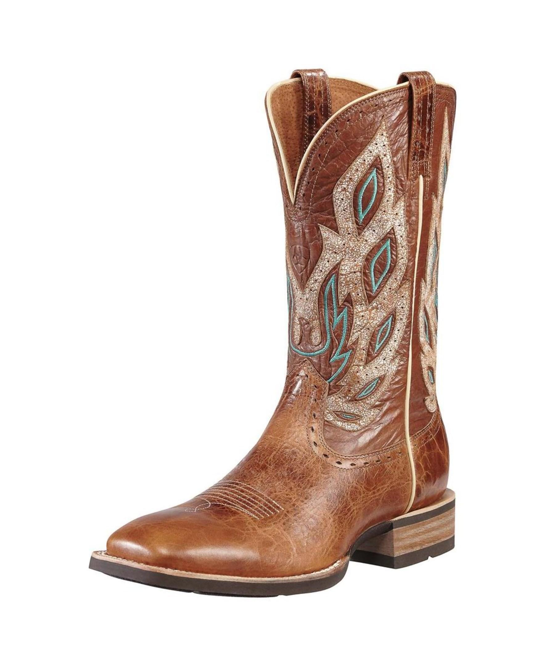 brown western boot