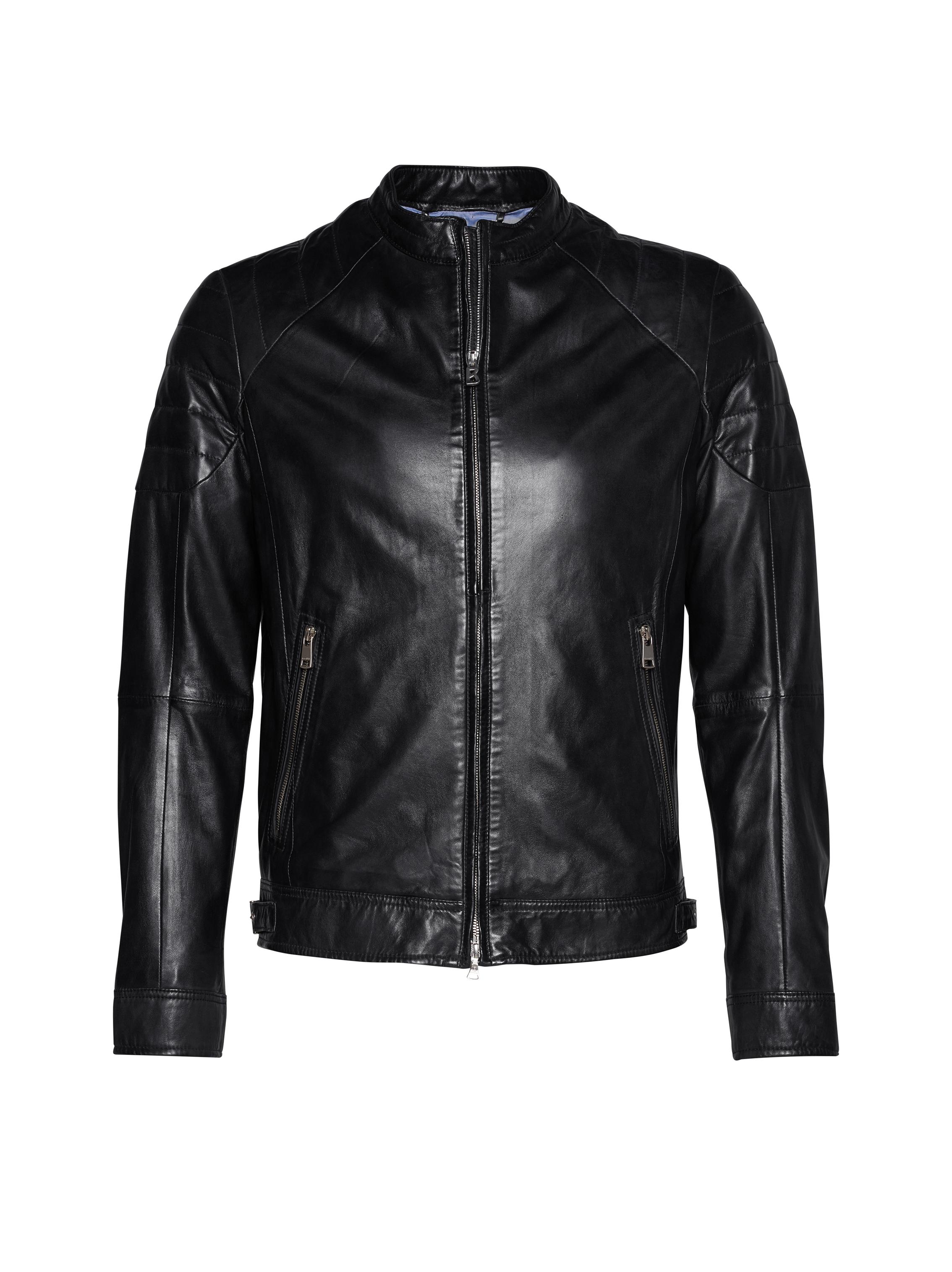 Bogner Leather Jacket Roy-l in Black for Men - Lyst