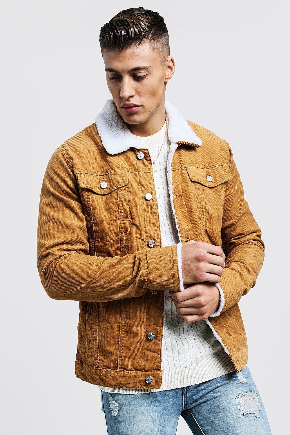 borg collar jacket