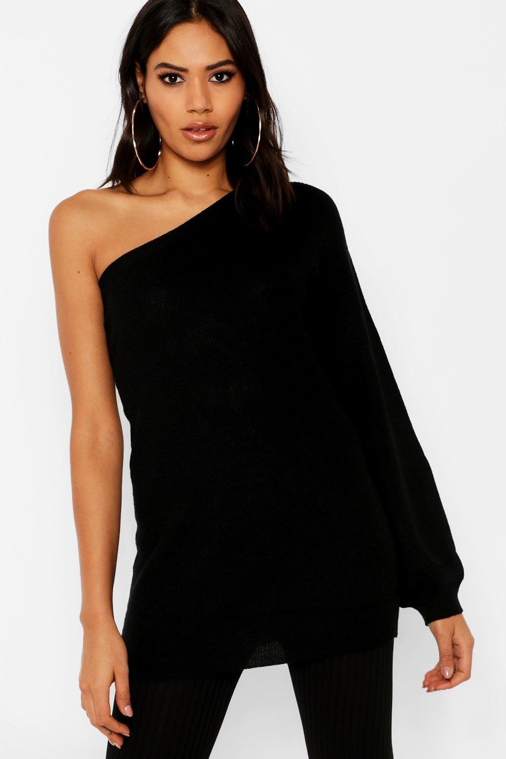 off shoulder top with balloon sleeve