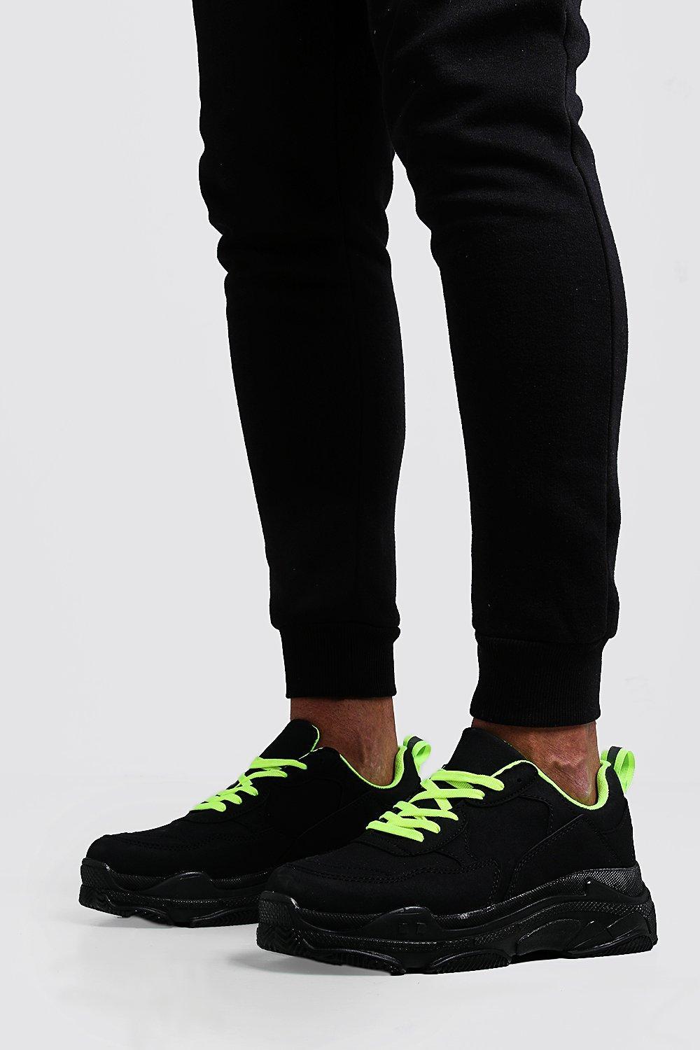 neon chunky trainers