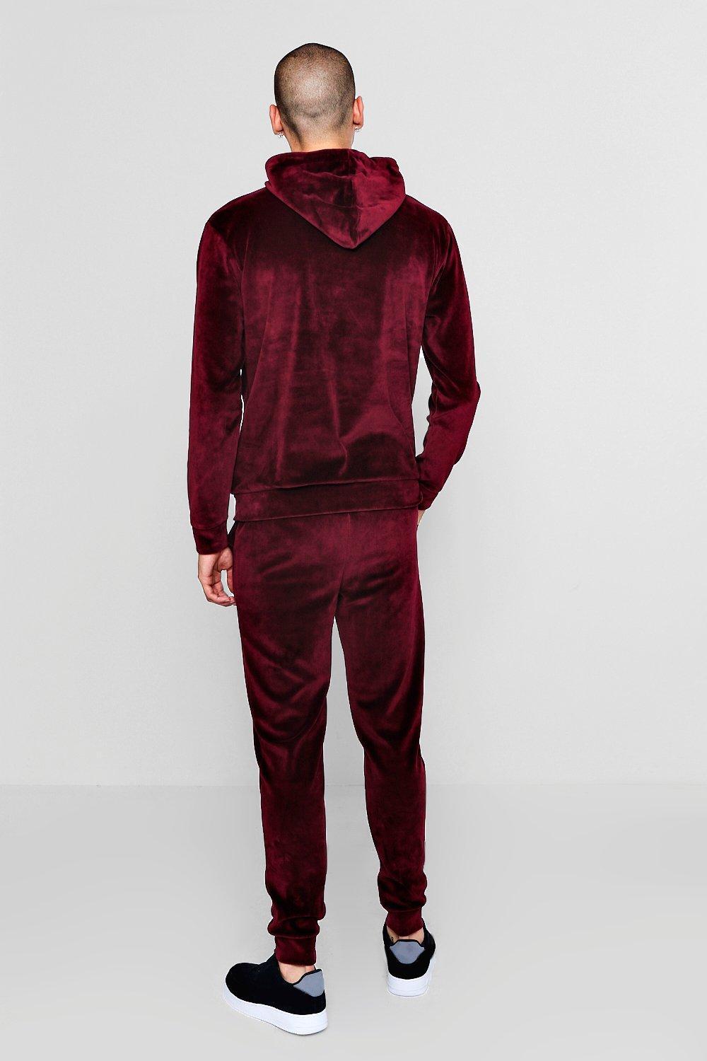 boohoo velour joggers