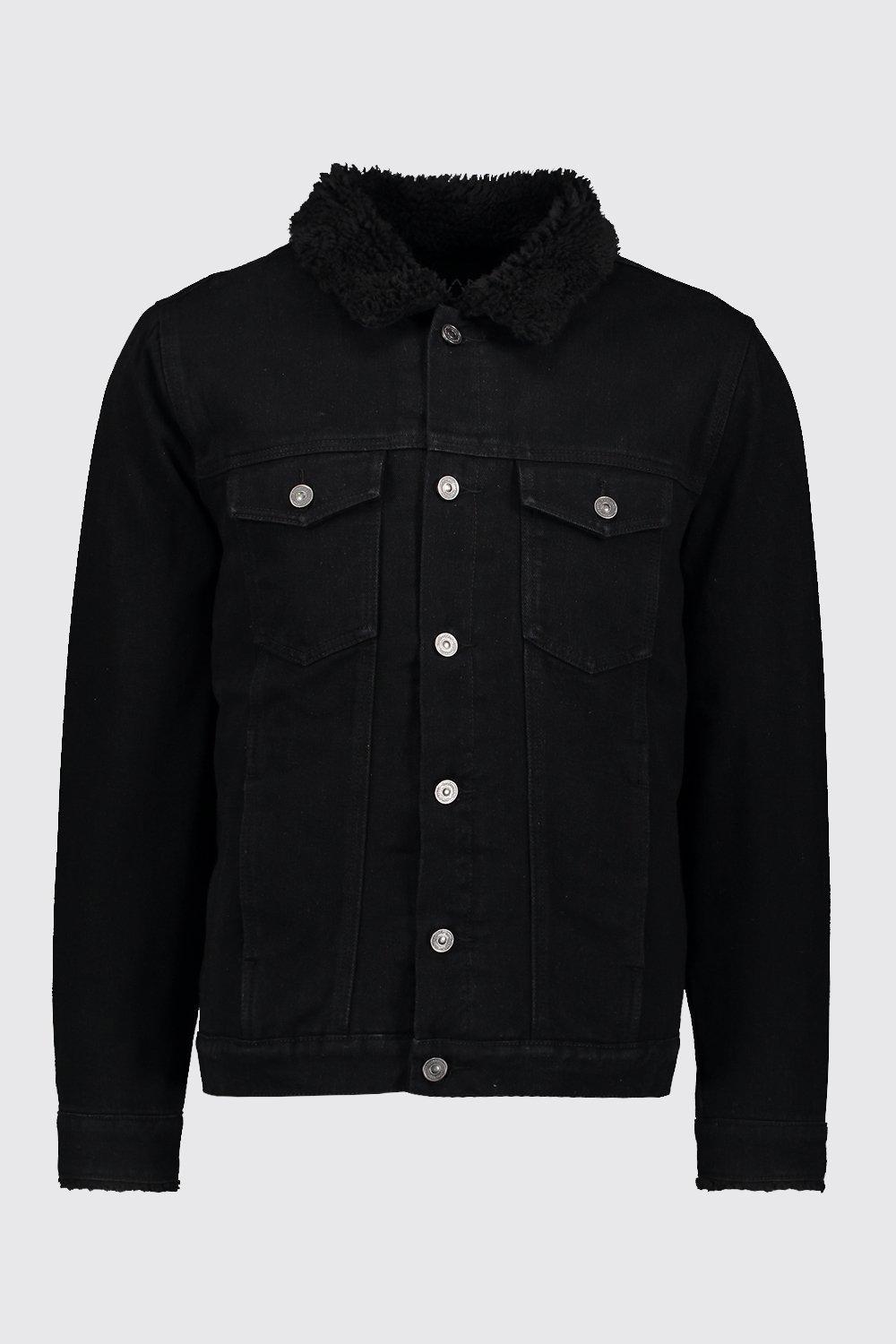 fully borg lined denim jacket