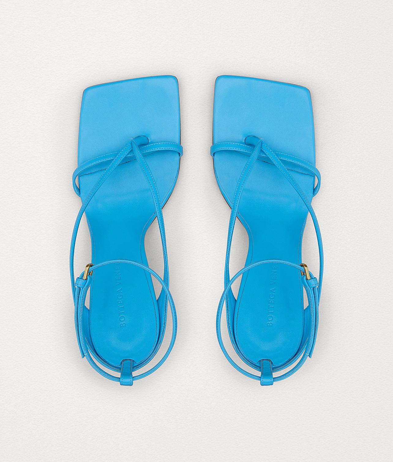 Bottega Veneta Stretch Sandals In Nappa Dream in Sky Blue (Blue) - Lyst