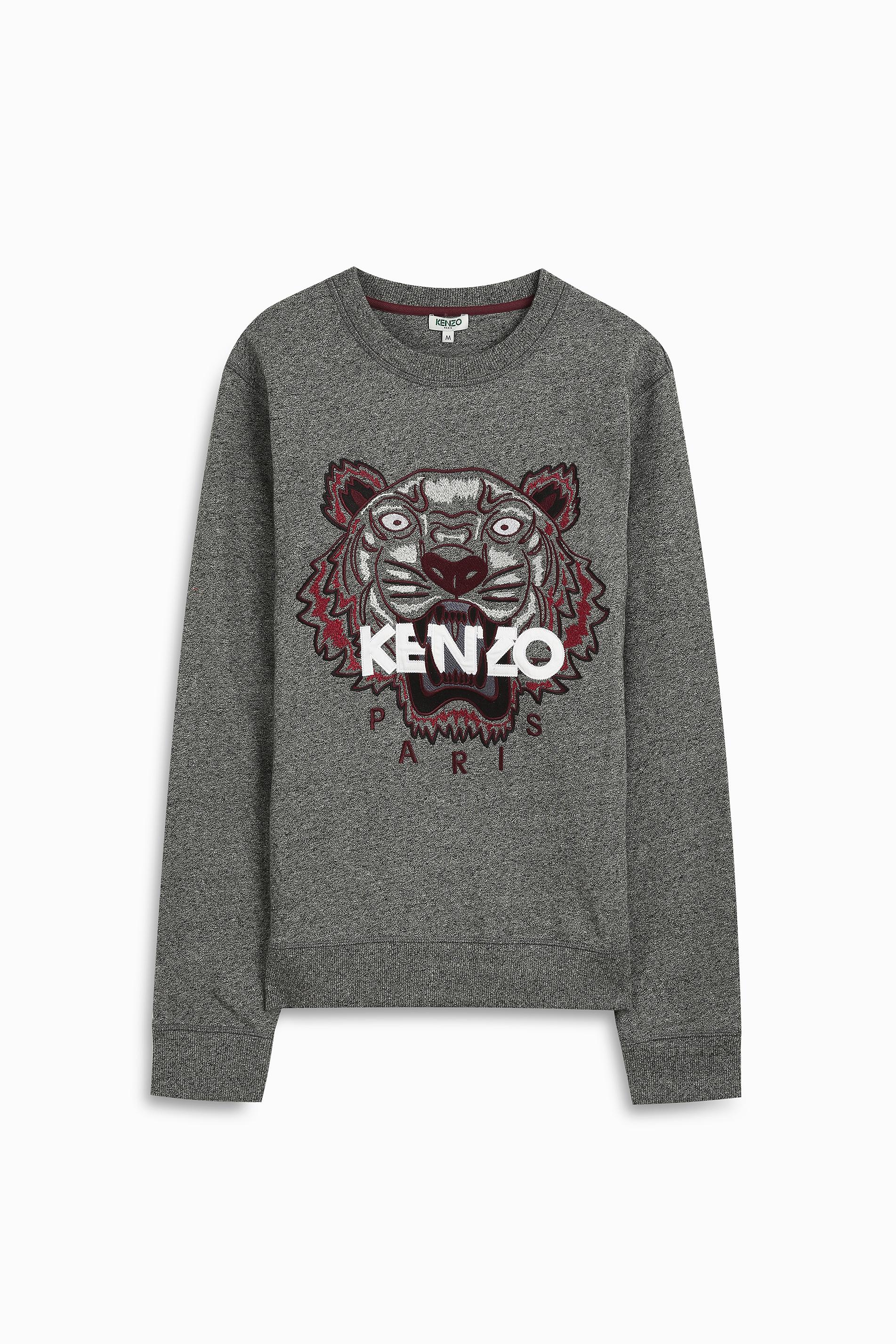 Lyst Kenzo Iconic Tiger Sweater in Gray