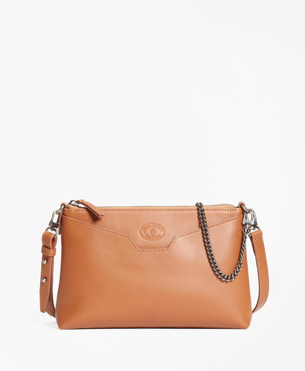 Lyst Brooks Brothers Leather Double Strap Convertible Cross Body Brooks Brothers