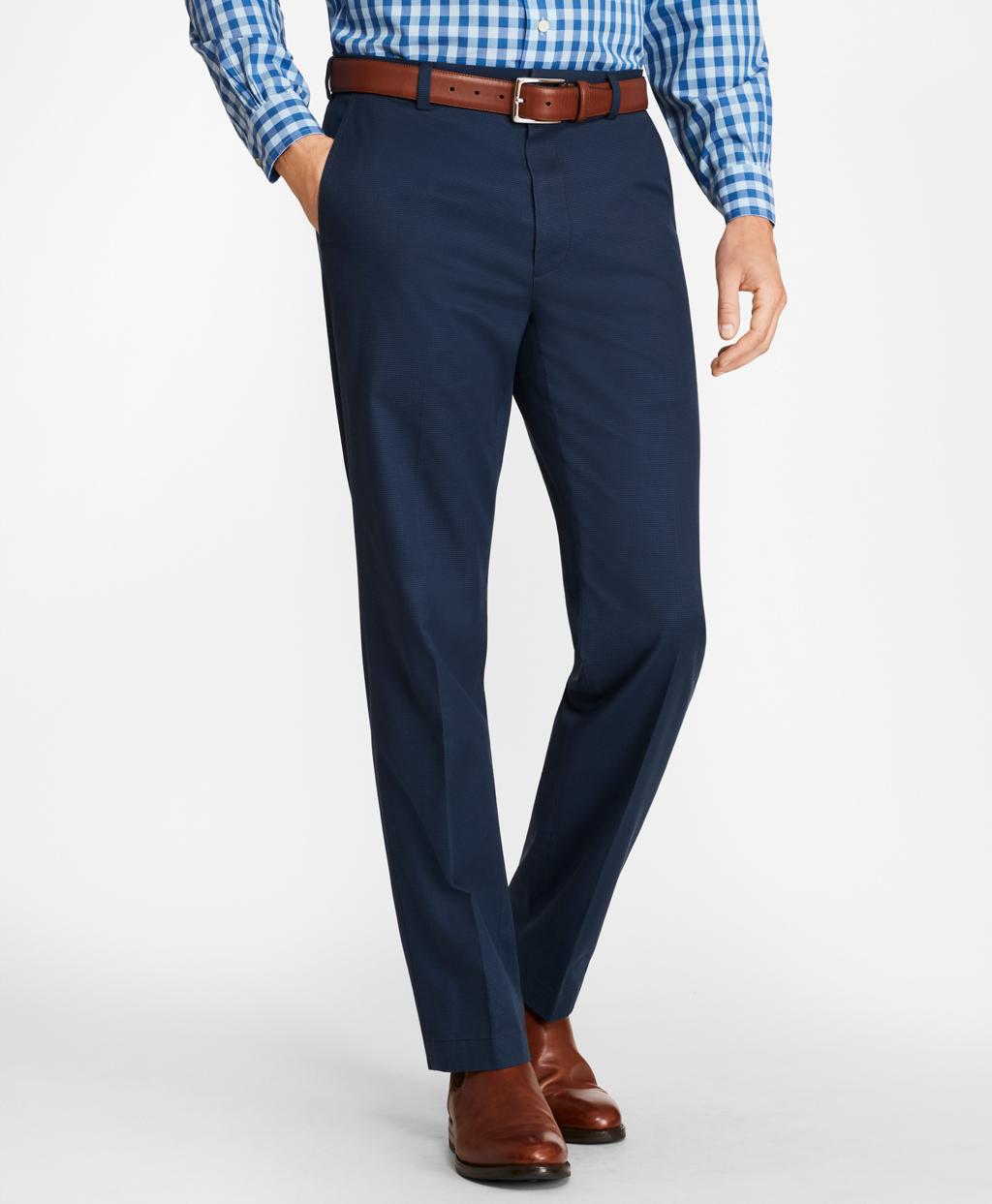 Lyst - Brooks Brothers Clark Fit Multi-check Stretch Advantage Chinos ...