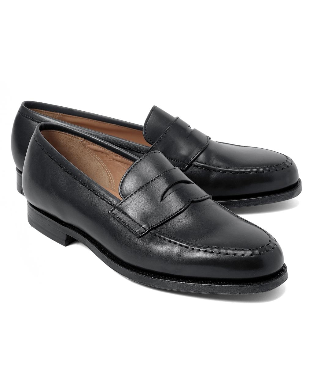 Lyst - Brooks brothers Peal & Co.® Penny Loafers in Black for Men