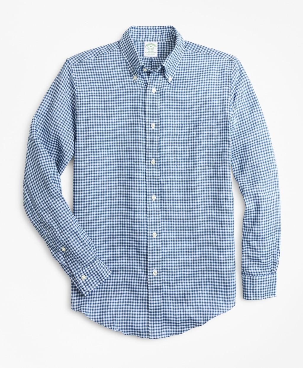 brooks brothers irish linen shirt
