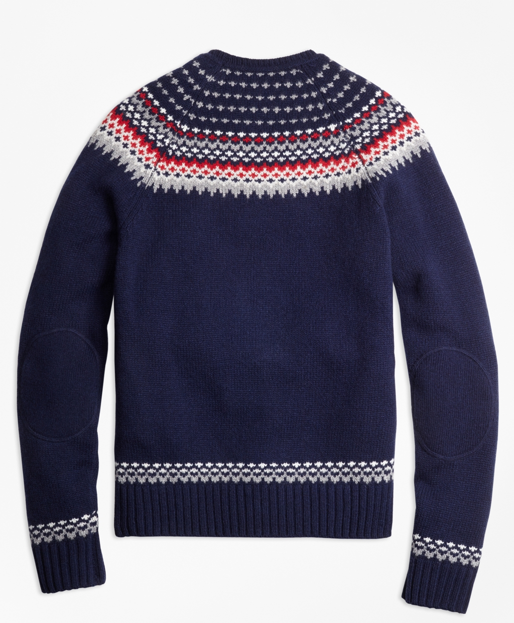 Lyst - Brooks Brothers Nordic Fair Isle Crewneck Sweater in Blue for Men