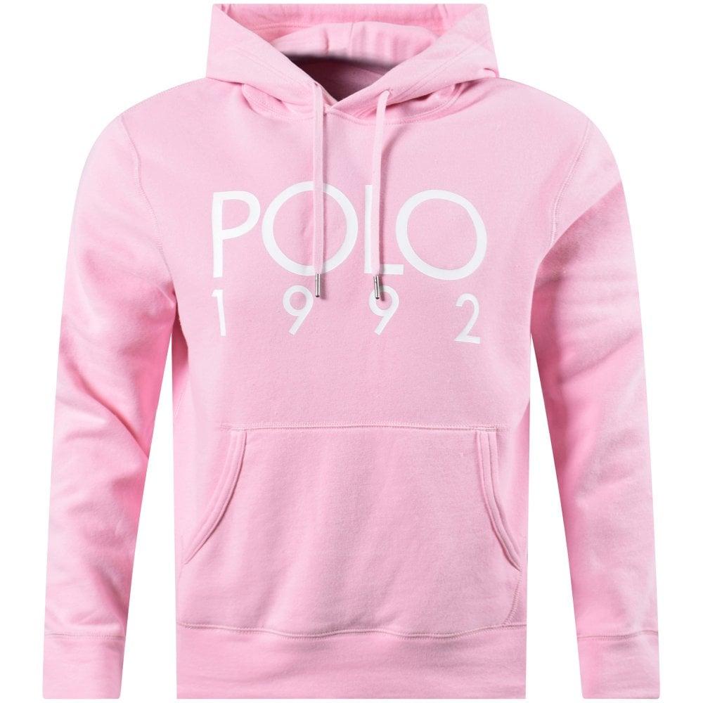 pink polo hoodie