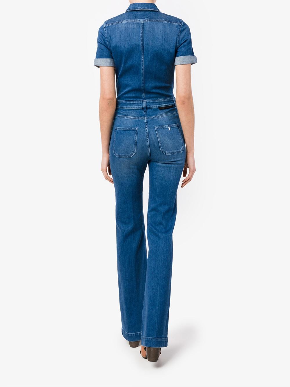 stella mccartney denim jumpsuit