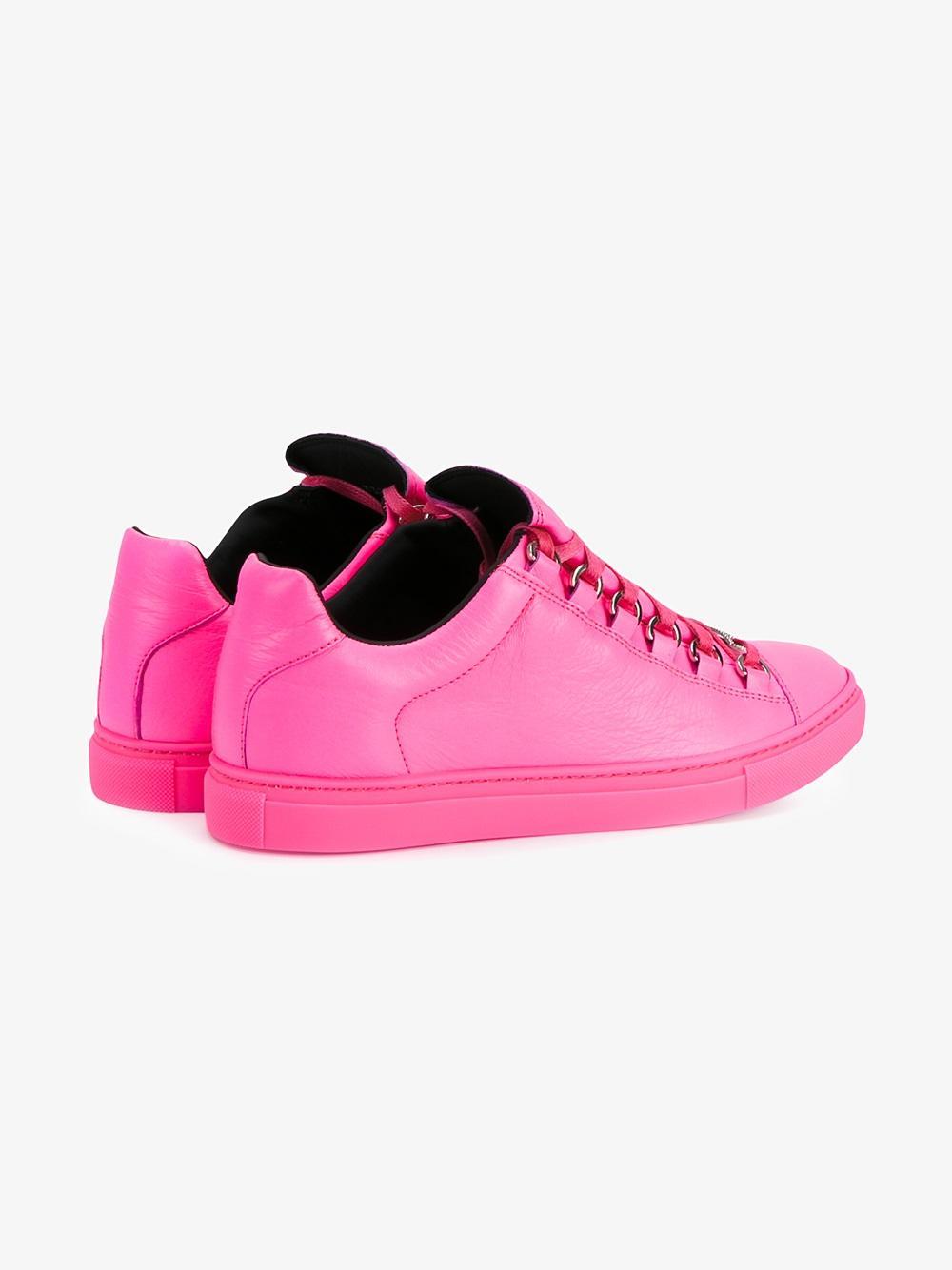 Balenciaga Arena Sneakers in Brown - Lyst