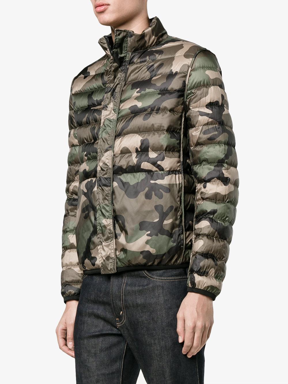 Lyst - Valentino Reversible Camouflage Jacket in Blue for Men