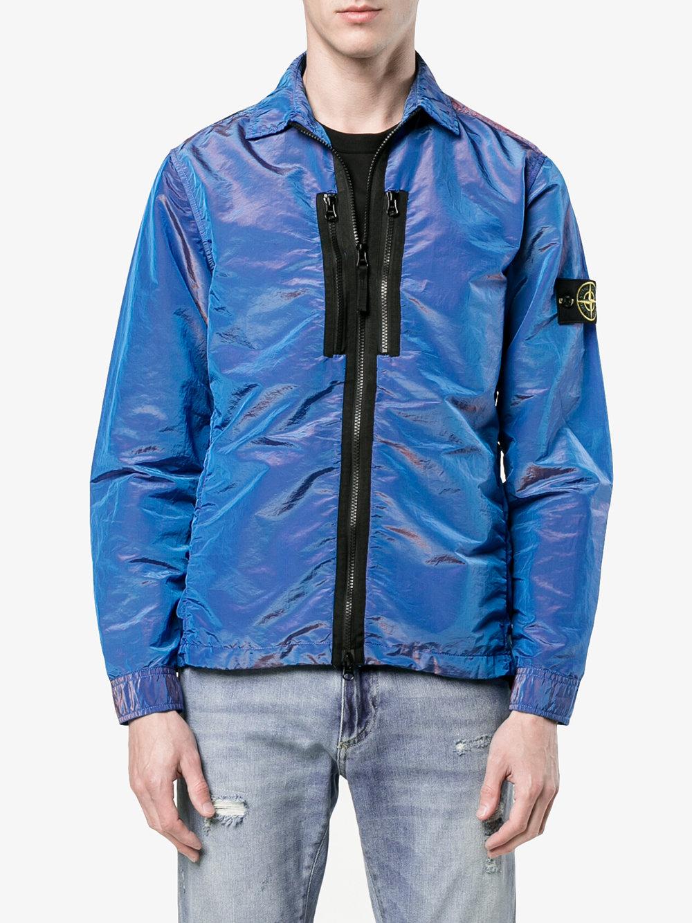 stone island polyframe overshirt