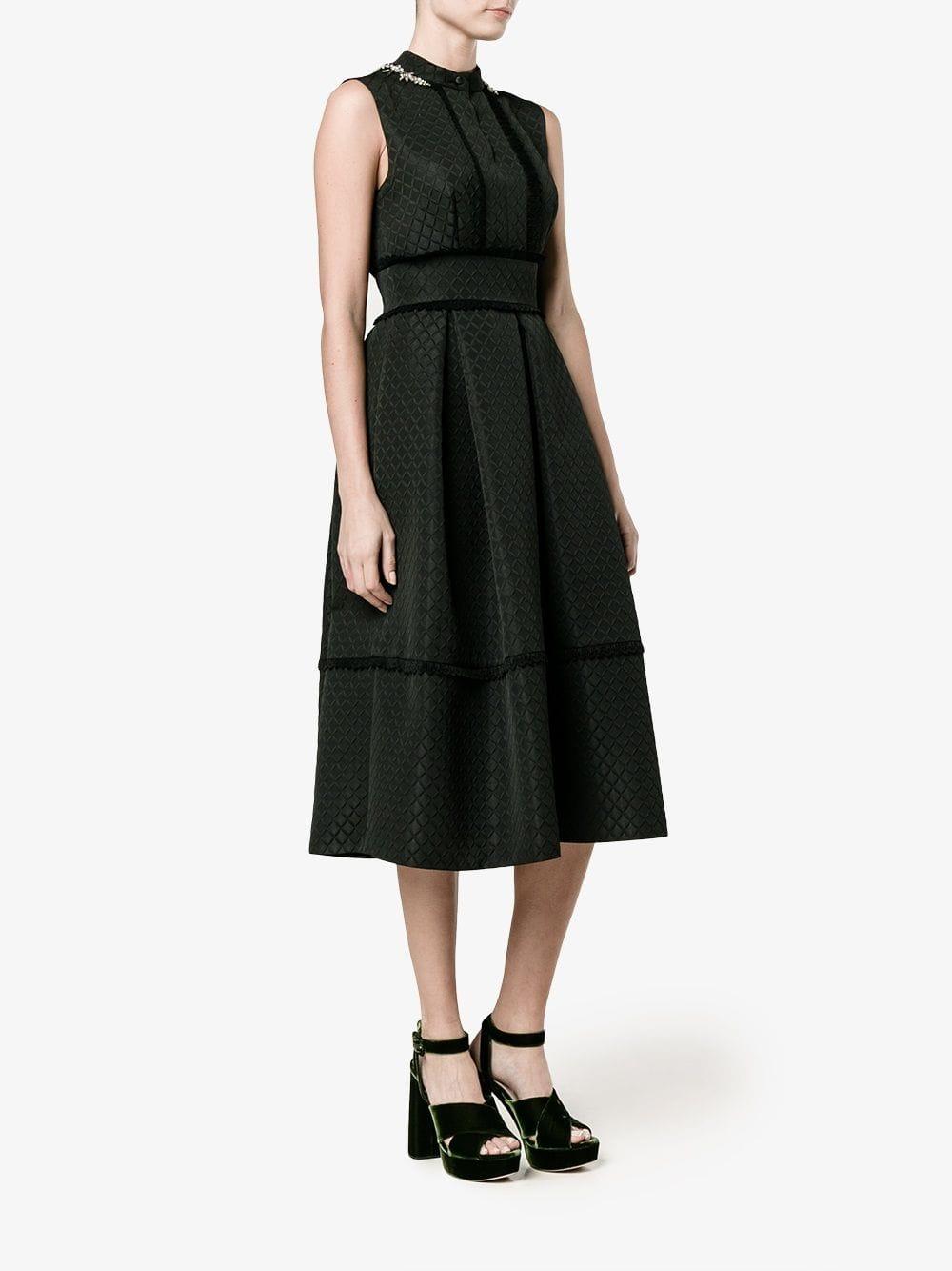 Erdem Crystal Embellished Dress in Black - Save 7% - Lyst