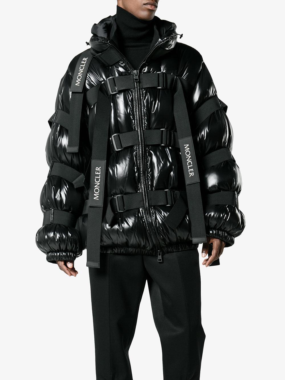 Lyst Moncler Kabal Strap Puffa Jacket in Black for Men