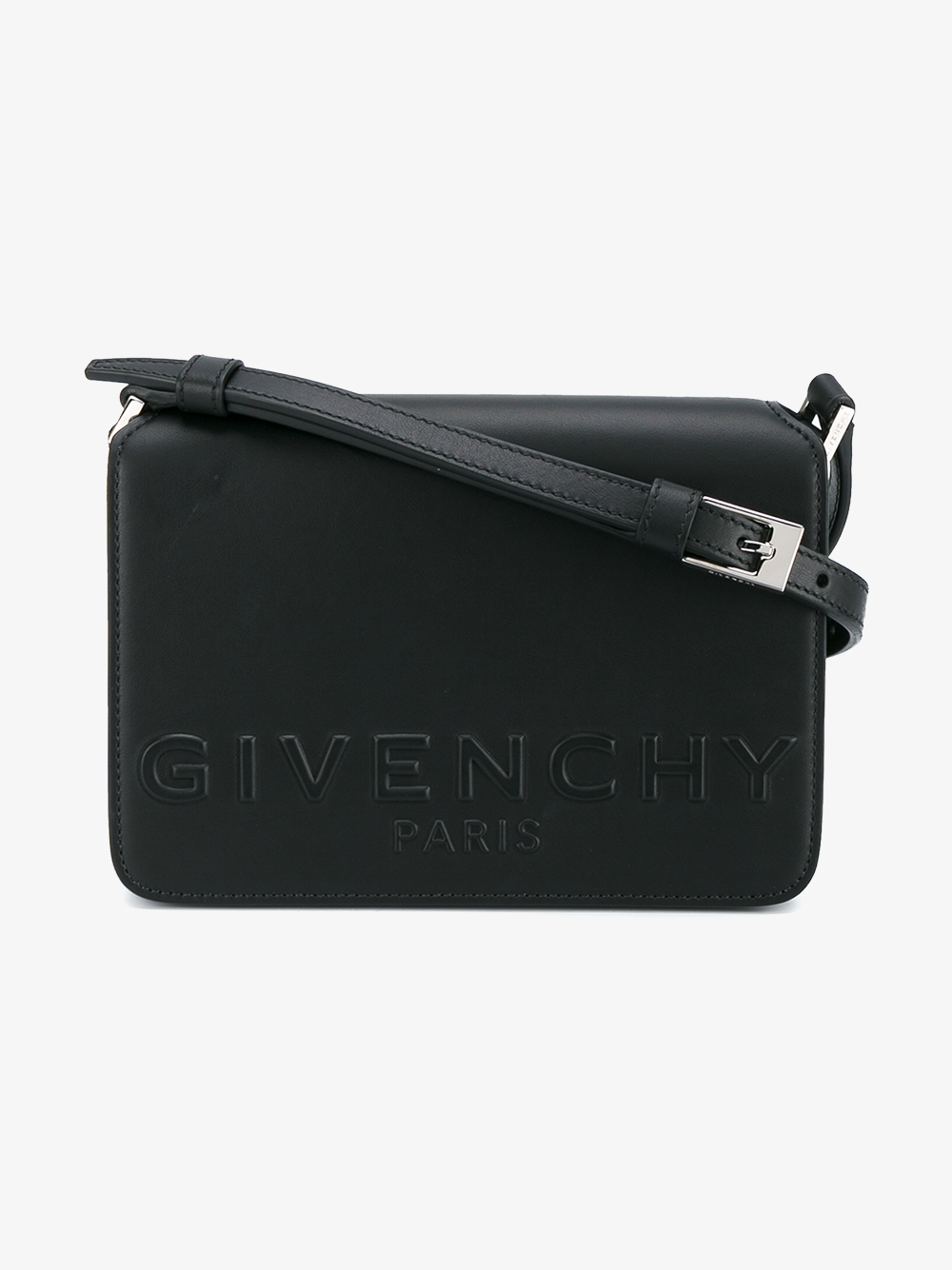 Lyst - Givenchy Debossed Leather Cross-body Bag in Black