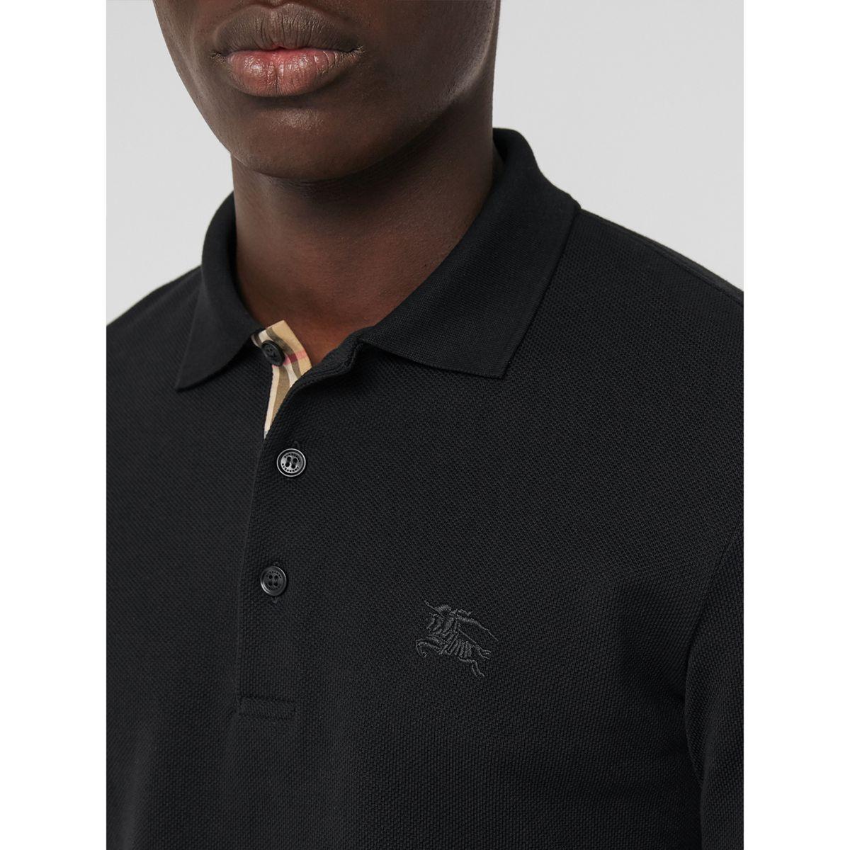 burberry polo black