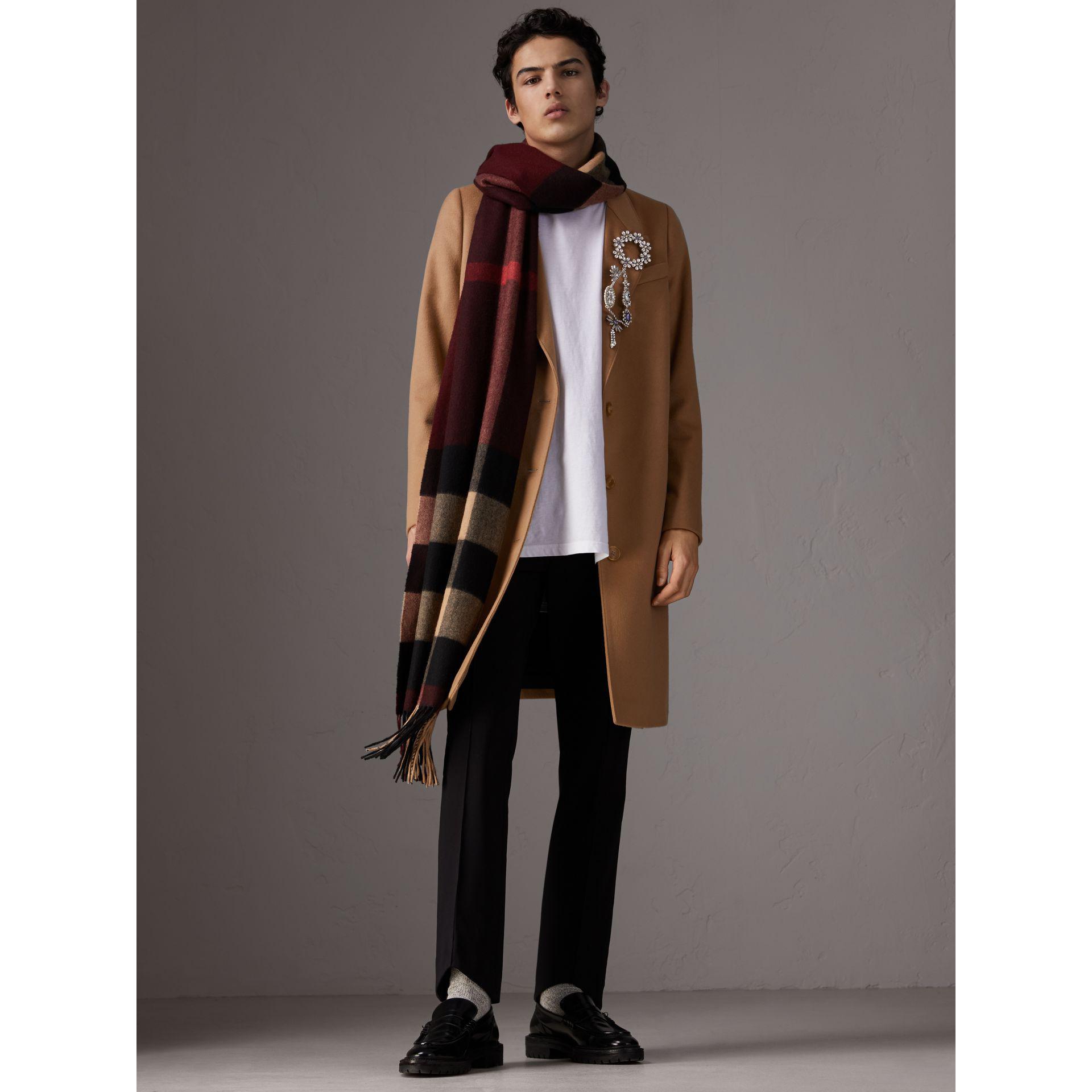 burberry claret scarf