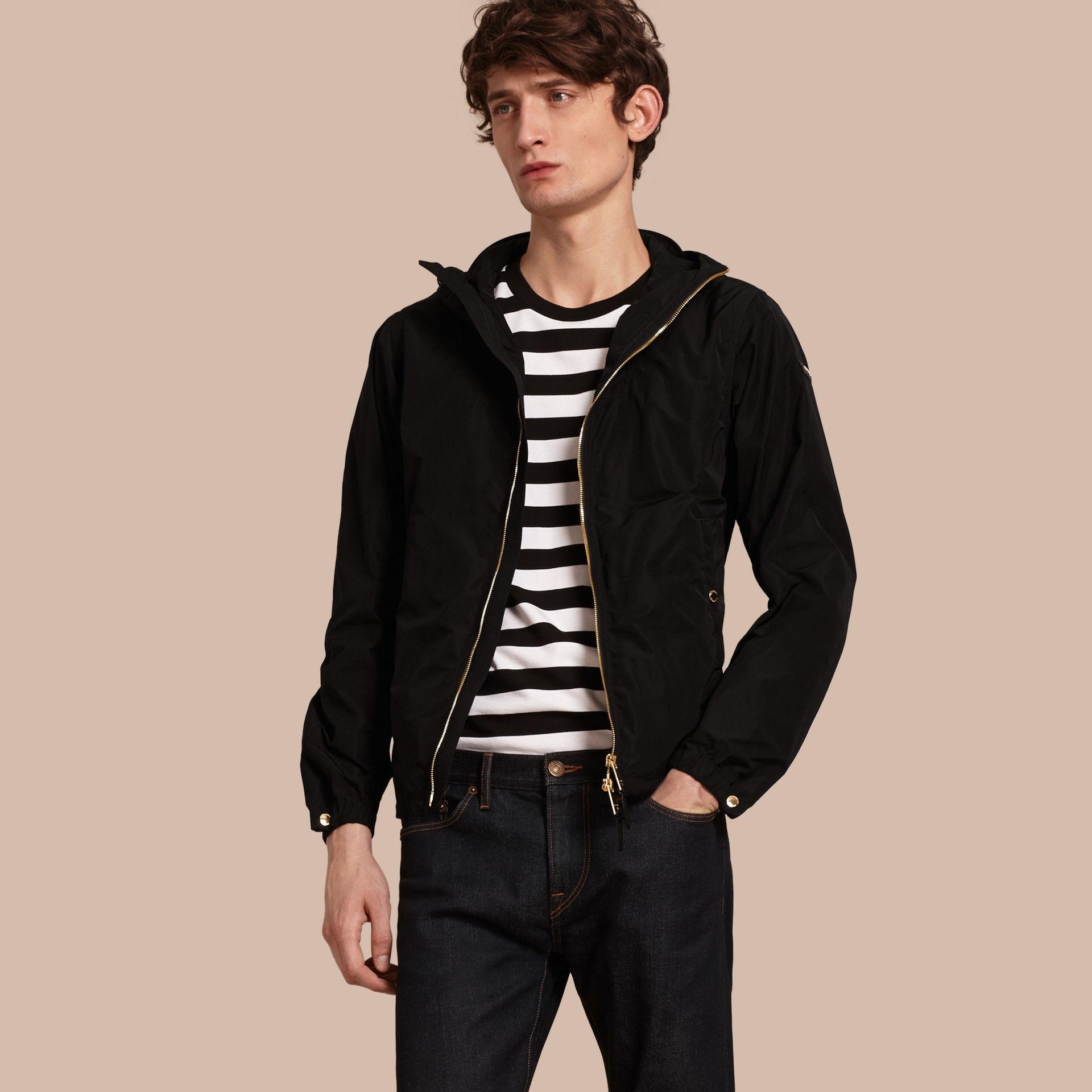 Download Lyst - Burberry Hooded Lightweight Technical Jacket in ...