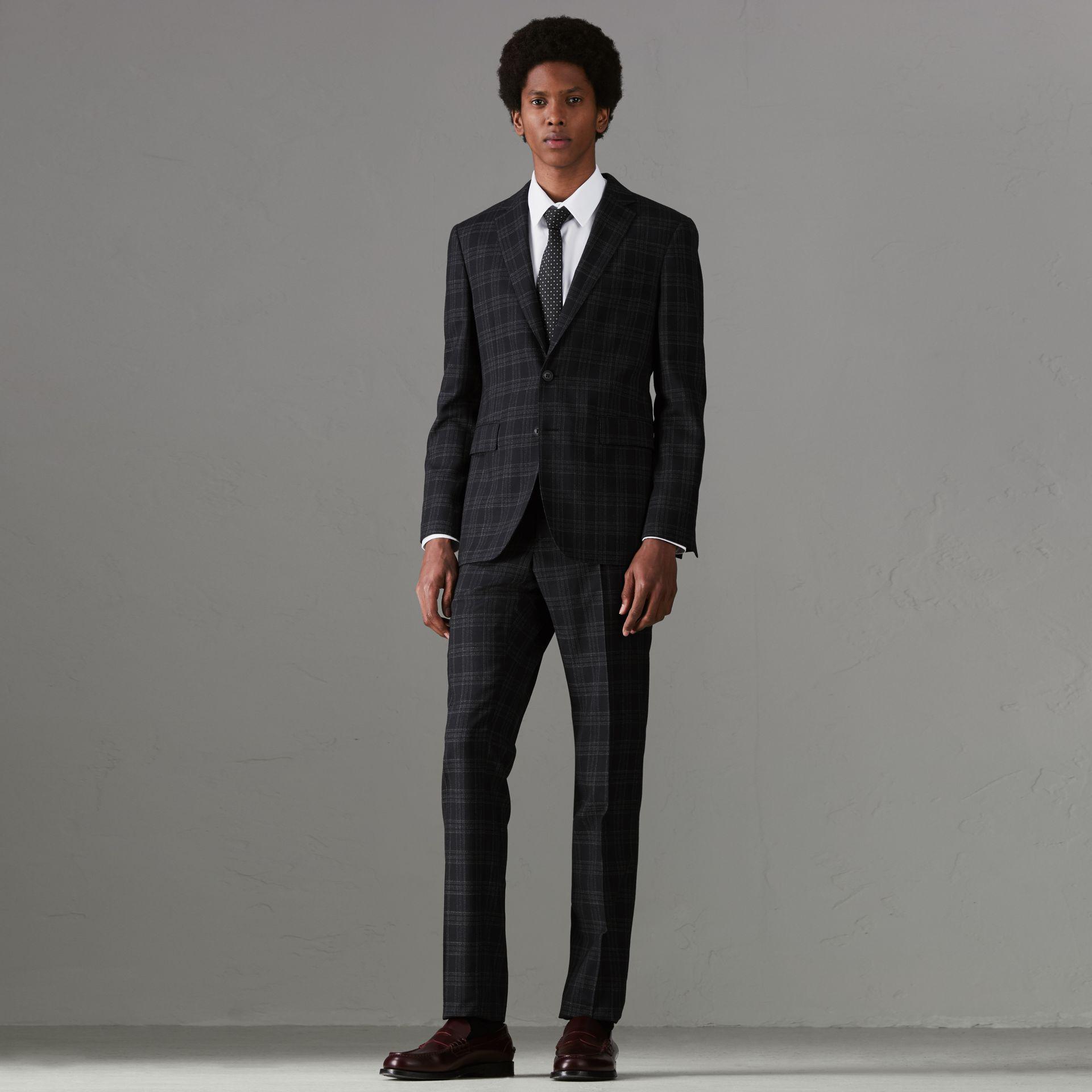 burberry check suit