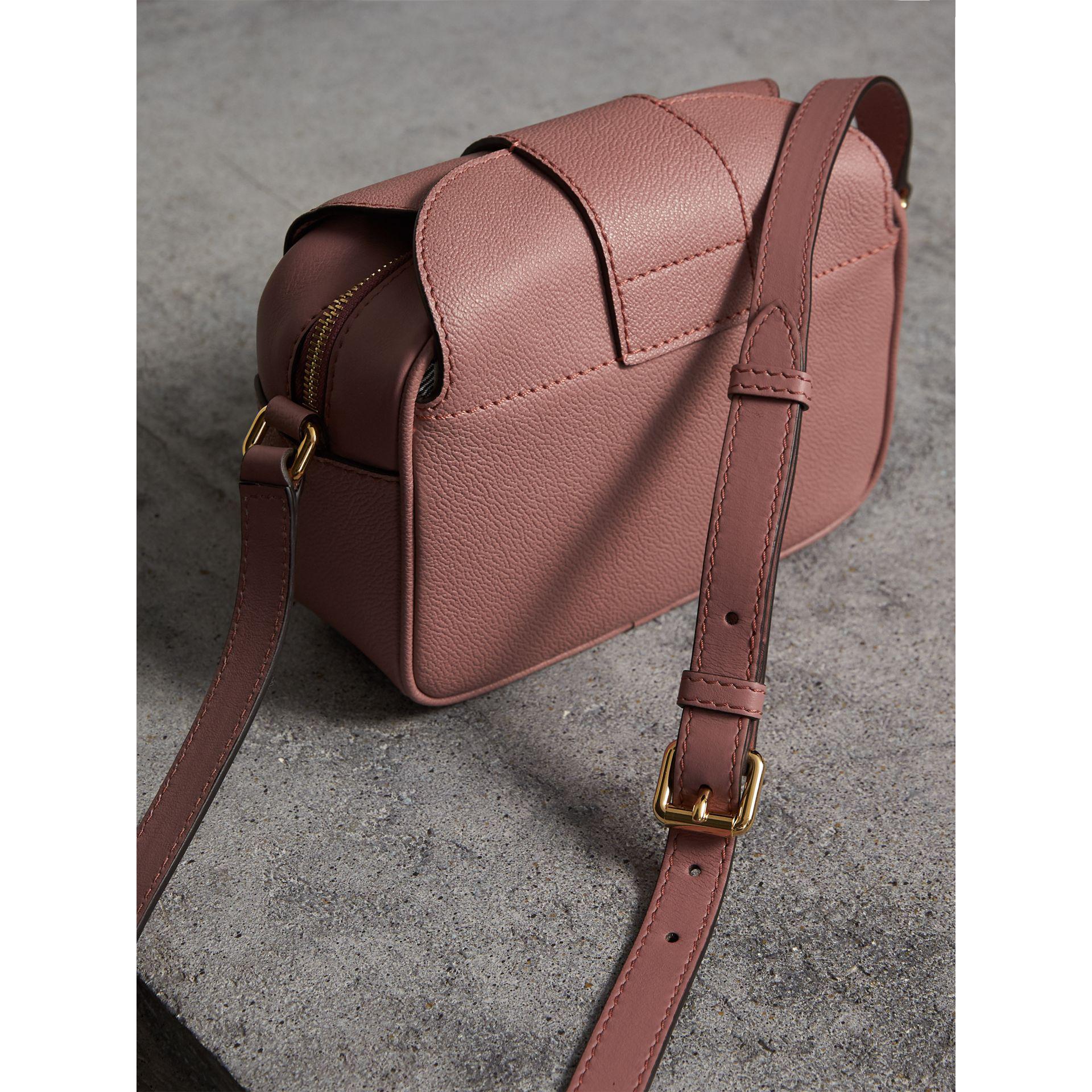 small leather crossbody bag with zipper