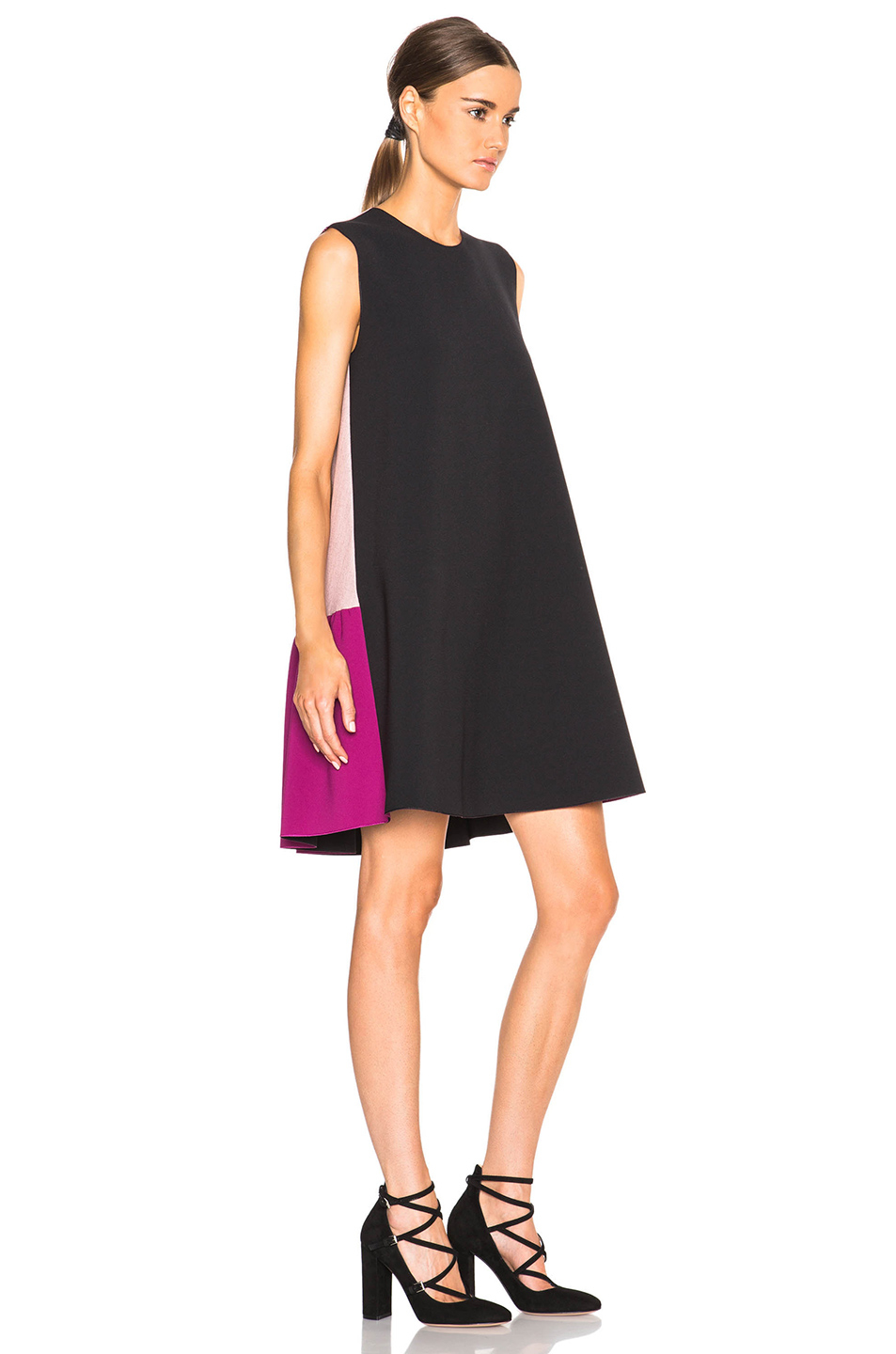 roksanda black cameo plum fuji dress black product 0 976508340 normal