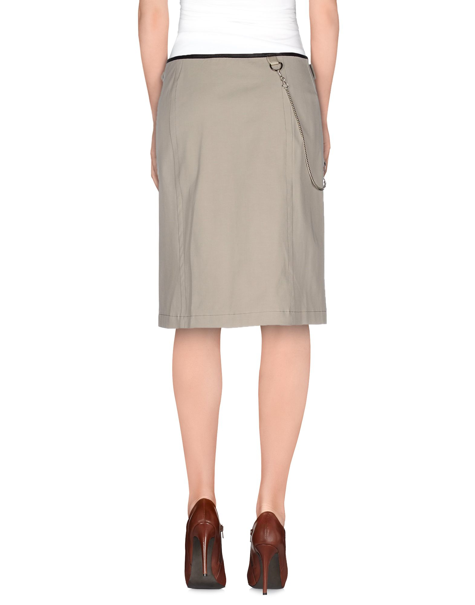 Prada sport Knee Length Skirt in Gray Lyst