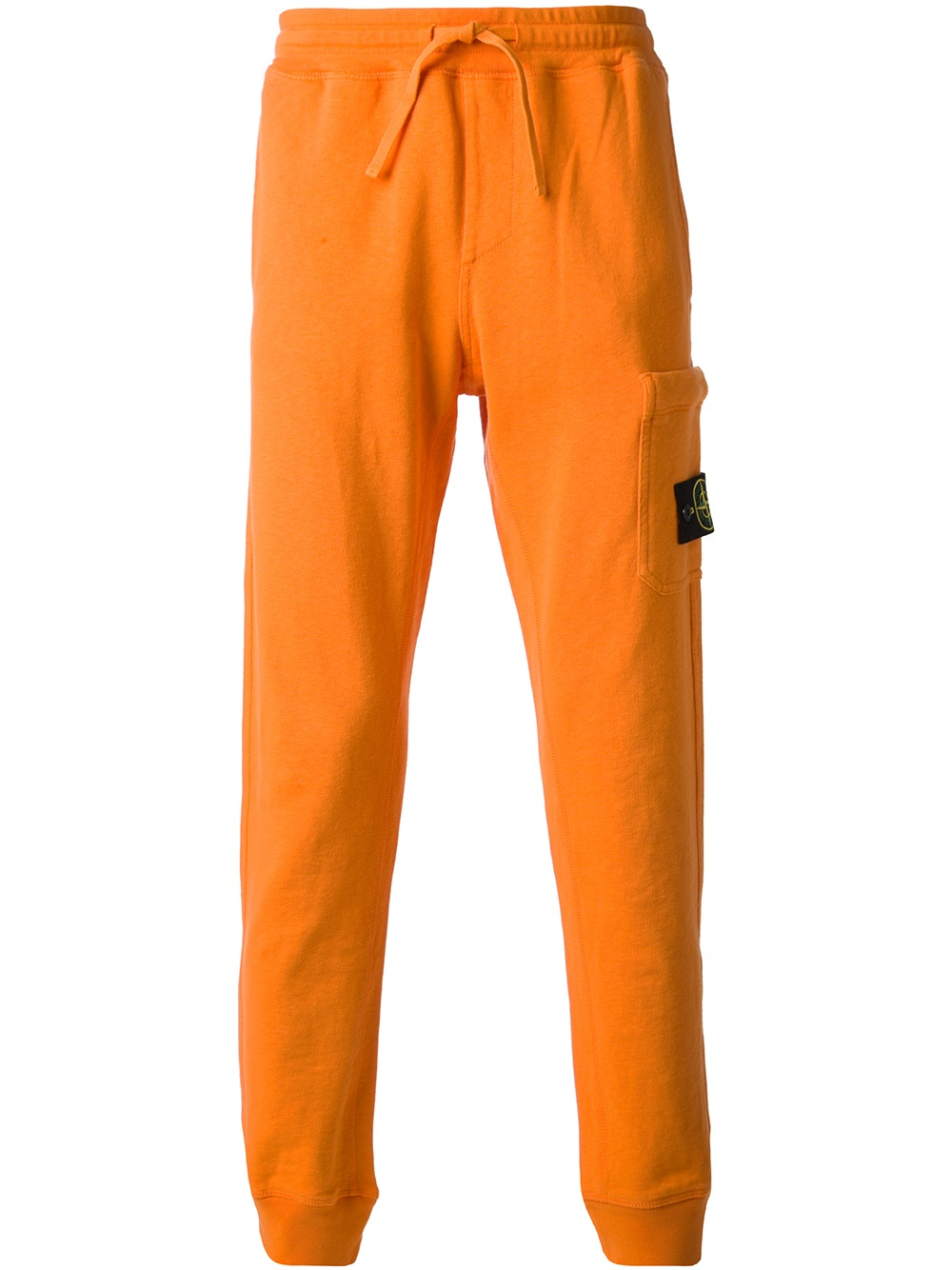 Stone Island Track Pants in Orange for Men - Lyst
