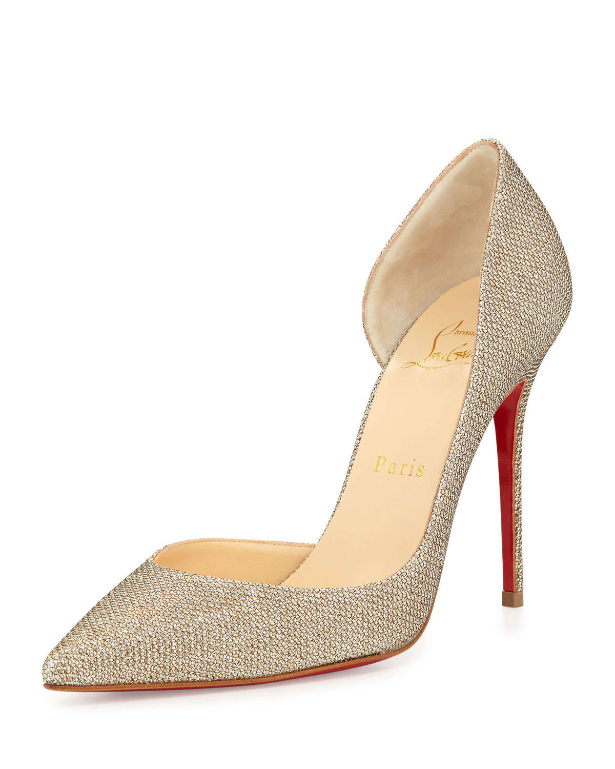 Louboutin best sale iriza gold