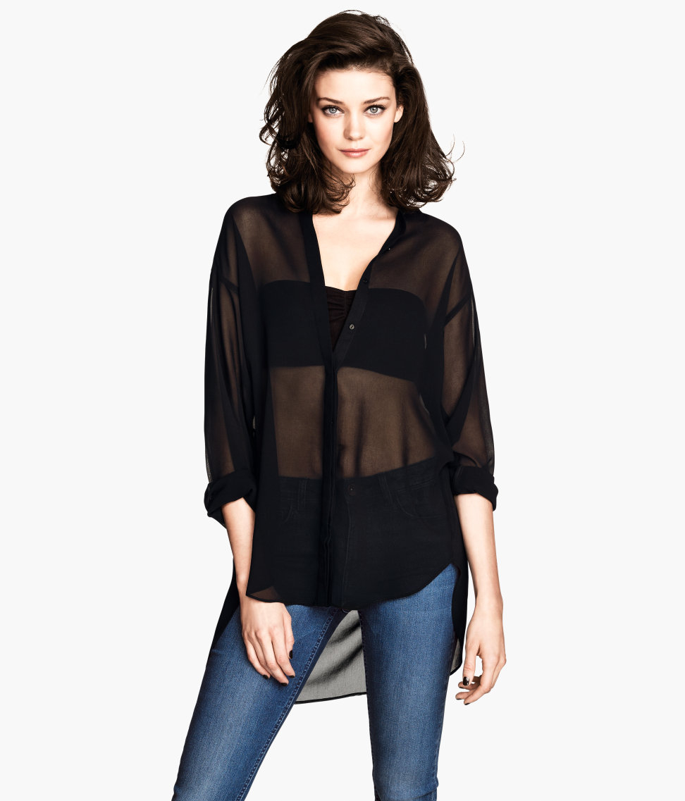 hm black sheer blouse product 1 17491227 0 114212062 normal