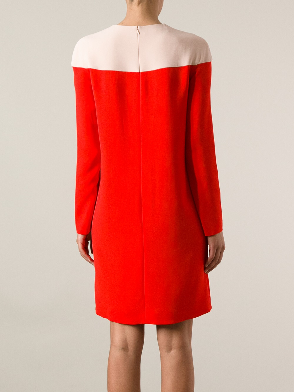 Stella mccartney Two Tone Dress in Red Lyst