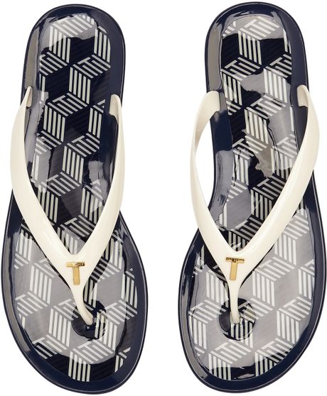 Ted Baker Icon Tote with Flip Flops in Blue (navy) | Lyst