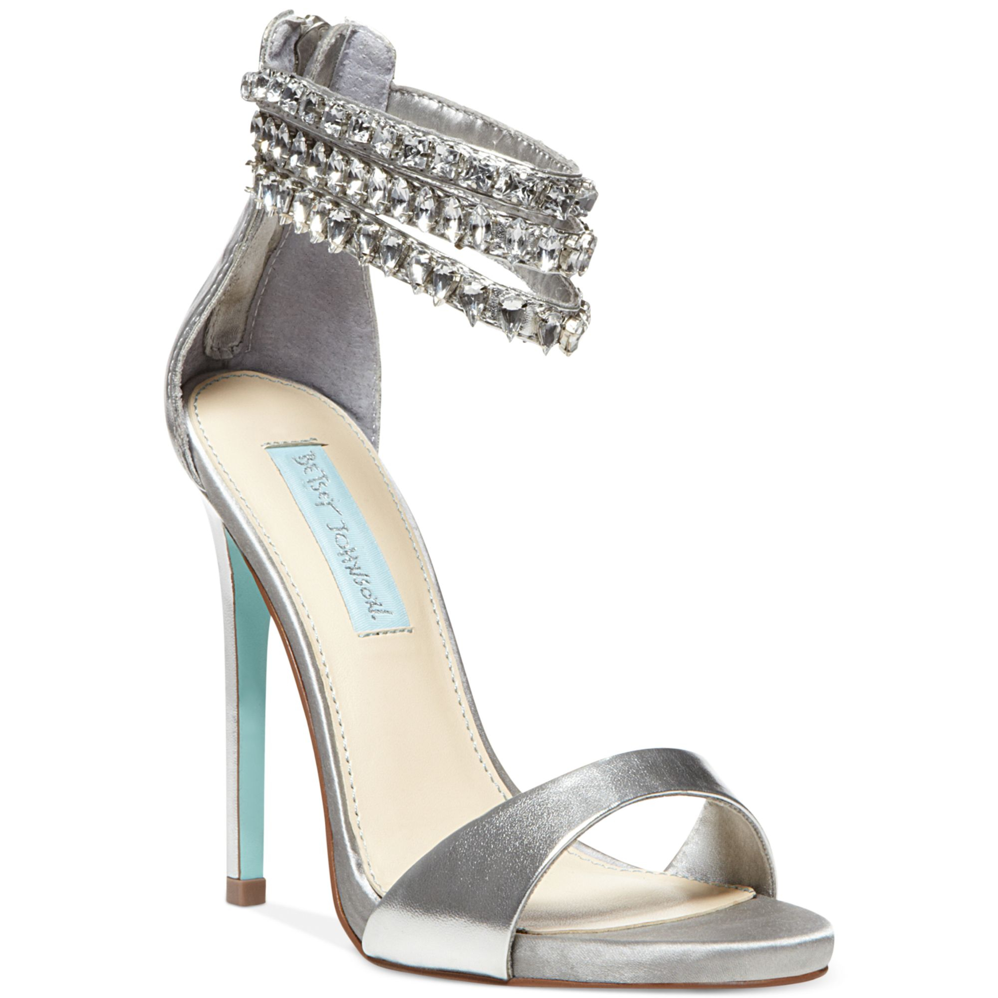 Lyst - Betsey Johnson Blue By Marry Evening Sandals In Metallic