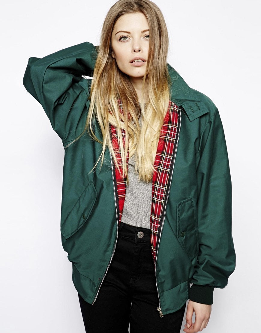 Download Lyst - Asos Reclaimed Vintage Harrington Jacket in Green