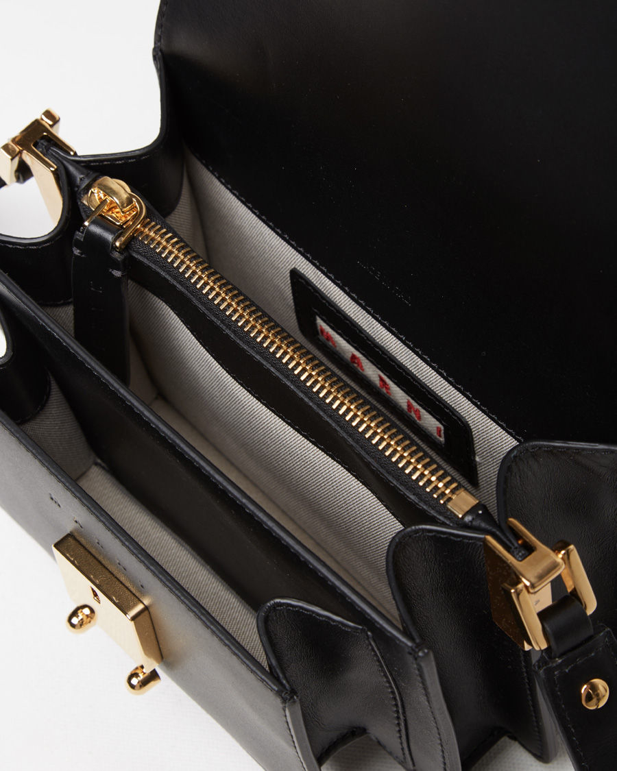 marni mini trunk bag black