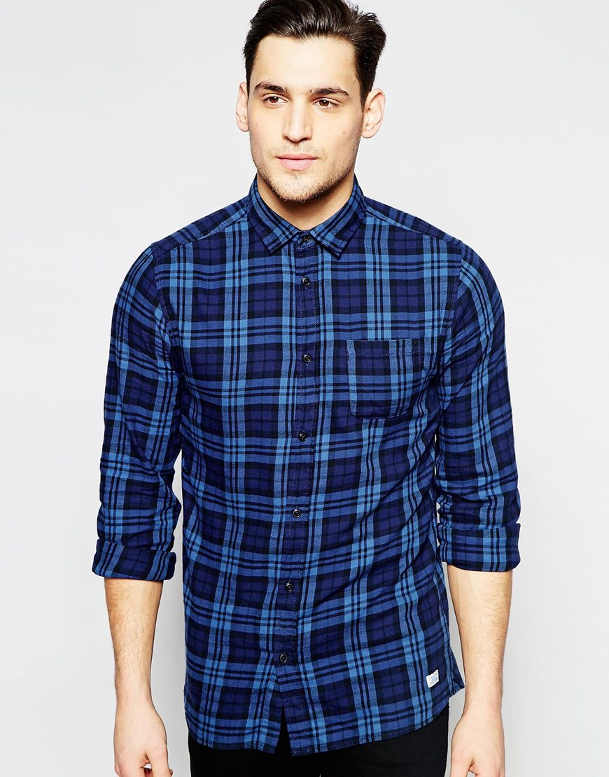 jack and jones checked shirt