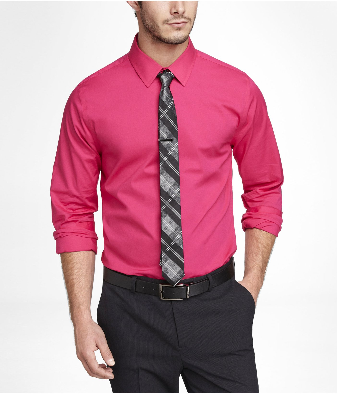 dark pink formal shirt